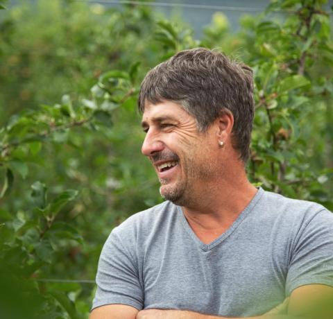 Apple farmer Josef Meraner